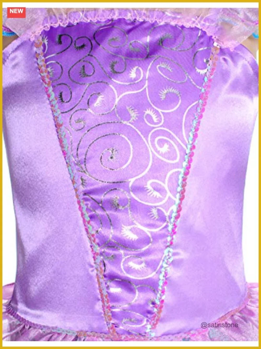 Little Mermaid Costume Set Girls Princess Dress Crown Wand Gloves Halloween
